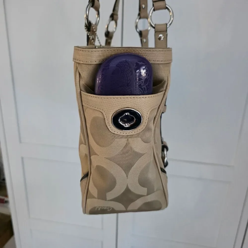 Coach Y2K Signature Tote Tan